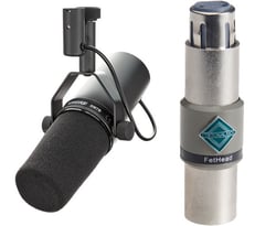 Shure SM 7 B Bundle  - Microfone dinâmico, XLR, Resposta de frequência: 50 a 20.000 Hz, Padrão cardioid, Sensibilidade a 60 Hz: 11 dB, Sensibilidade a 500 Hz: 24dB, Sensibilidade a 1 kHz: 33 dB, 