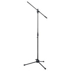 Soundsation Sup/ Micro  SMICS-70-BK  - Braço da lança com ajuste de ângulo e comprimento, Mecanismo de ajuste de altura - rápido e fácil, Pernas de 35 cm para garantir a estabilidade ideal, Altura - 95 a 158cm, 