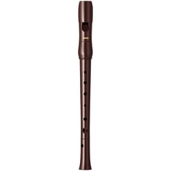 Yamaha YRN-21  - Flauta sopranino (alemão) Yamaha YRN-21, Cor castanho, Em F, Dedilhado alemão, Design de duas peças, Material: Plástico ABS, 