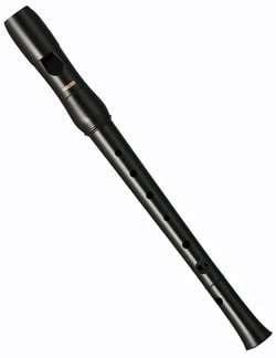 Yamaha 22B  - Dedilhado barroco, Material: Plástico, Cor: Castanho, Inclui saco, 