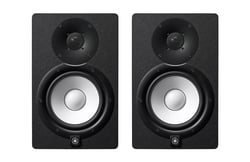 Yamaha HS 7 MP  - Par de monitores correspondentes para maior precisão na reprodução de som, Alto-falante de 6,5 (65 watts) + tweeter de 1 (35 watts), Bi-amplificador de 95 watts, Sistema Bass-Reflex, Resposta em fr...