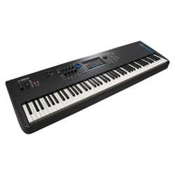 Yamaha MODX8+ - 88 teclas com GHS - Graded Hammer Standard, Polifonia de 128 vozes com síntese de samples AWM2 e FM-X, 16 partes de capacidade multi-tímbrica (Multi Timbral Capacity), 2227 predefinições de perform...