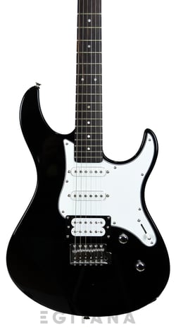Yamaha Pacifica 112V BL  - Corpo em Alder (amieiro), Braço em Maple, Escala em Rosewood, Perfil do braço: C, Raio do braço: 350mm, Escala: 648 mm (25.5), 