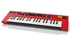 Yamaha Reface YC  - 37 teclas num teclado HQ Mini com Initial Touch, Motor AWM (Organ Flutes), Polifonia de 128 vozes, 6 sons de orgão, Efeitos: Rotary Speaker (Leslie) , Distortion e Reverb, 2 Saídas de Linha (6.3 mm...