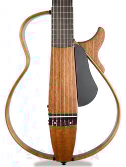 Yamaha SLG200N Natural Nylon  - Forma do corpo: APX com Cutaway, Corpo em Mogno, Material da Estrutura em Rosewood e Maple, Braço em Mogno, Escala em Rosewood, Largura do Corpo: 356mm (14), 