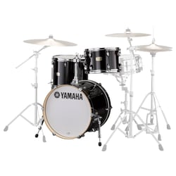 Yamaha Stage Custom Bop Kit RB  - Tipo de Madeira de Cascas, Y.E.S.S. sistema de suspensão tom, Hastes de tensão absoluta, Aros de aço, Pés de bombo recém projetados, Cor preto, 
