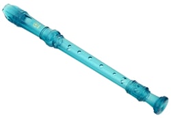 Yamaha YRS-20 GB  - Soprano Recorder, Dedilhado alemão, Plástico ABS, Azul transparente, Incluindo saco, 