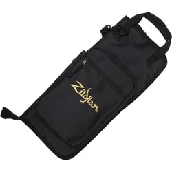 Zildjian Saco Baquetas Deluxe Nylon ZSBD  - Têxteis: poliéster 600D, Tamanho do zíper: Número 10, Correia: Acolchoado com metal hardware, Preenchimento: Espuma, Cor: Preto, Logo: Bordados ouro, 