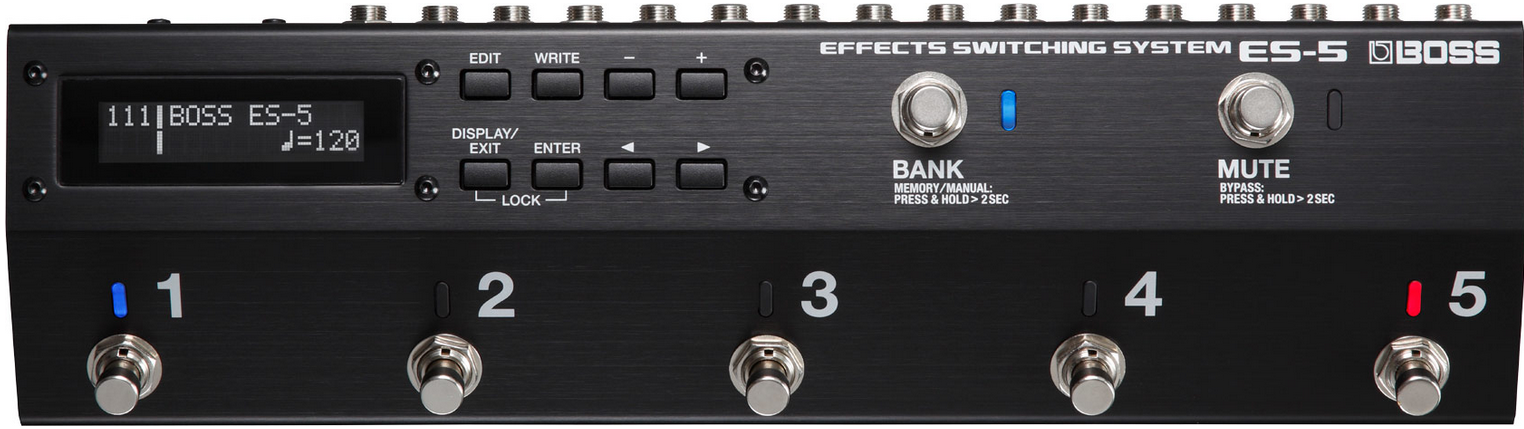 BOSS ES-5 Comutador Multi-Efeitos para Guitarra Elétrica e Baixo