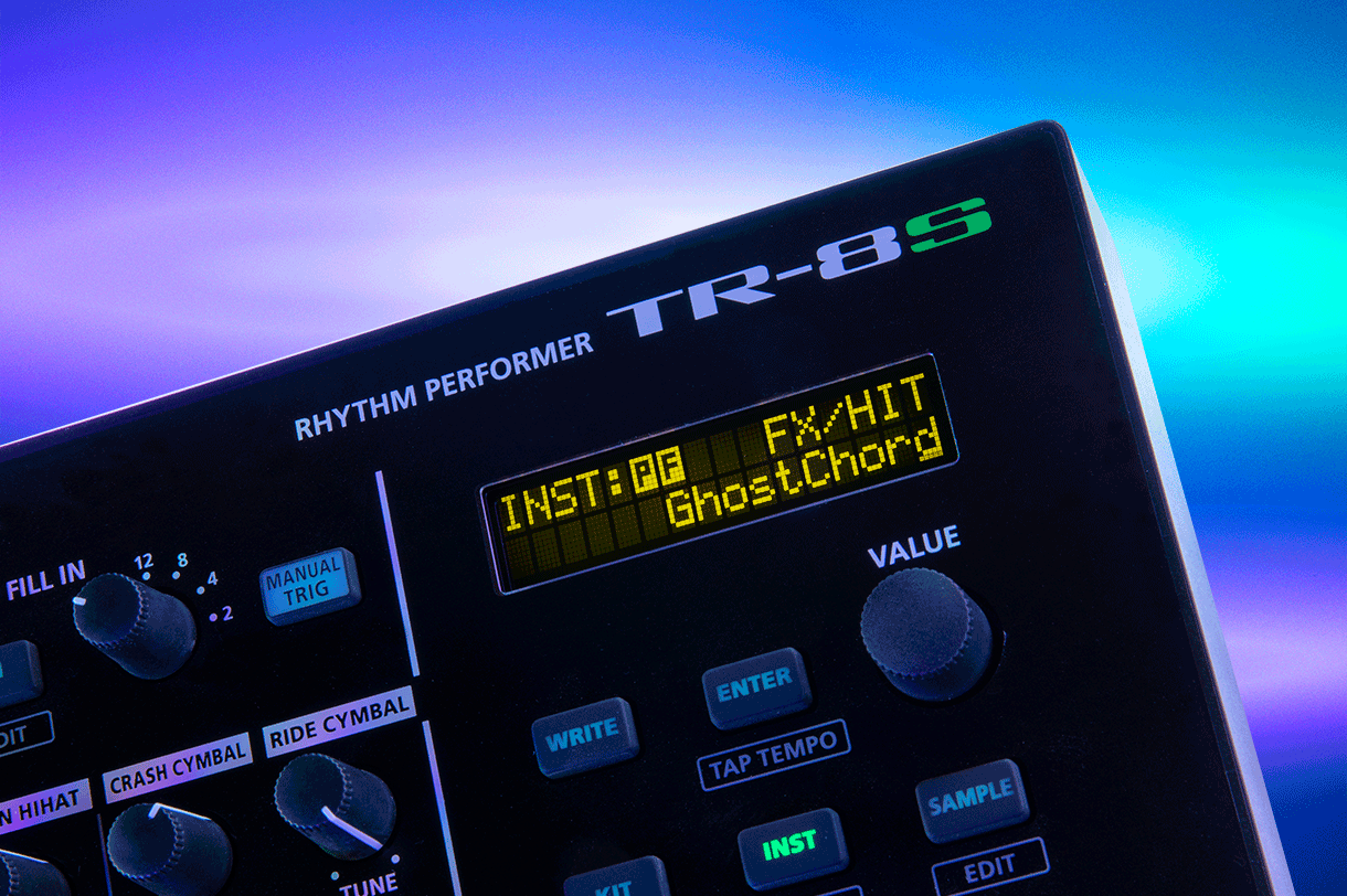 Roland TR-8S Caixa de Ritmos para Música Eletrónica com USB e SDHC