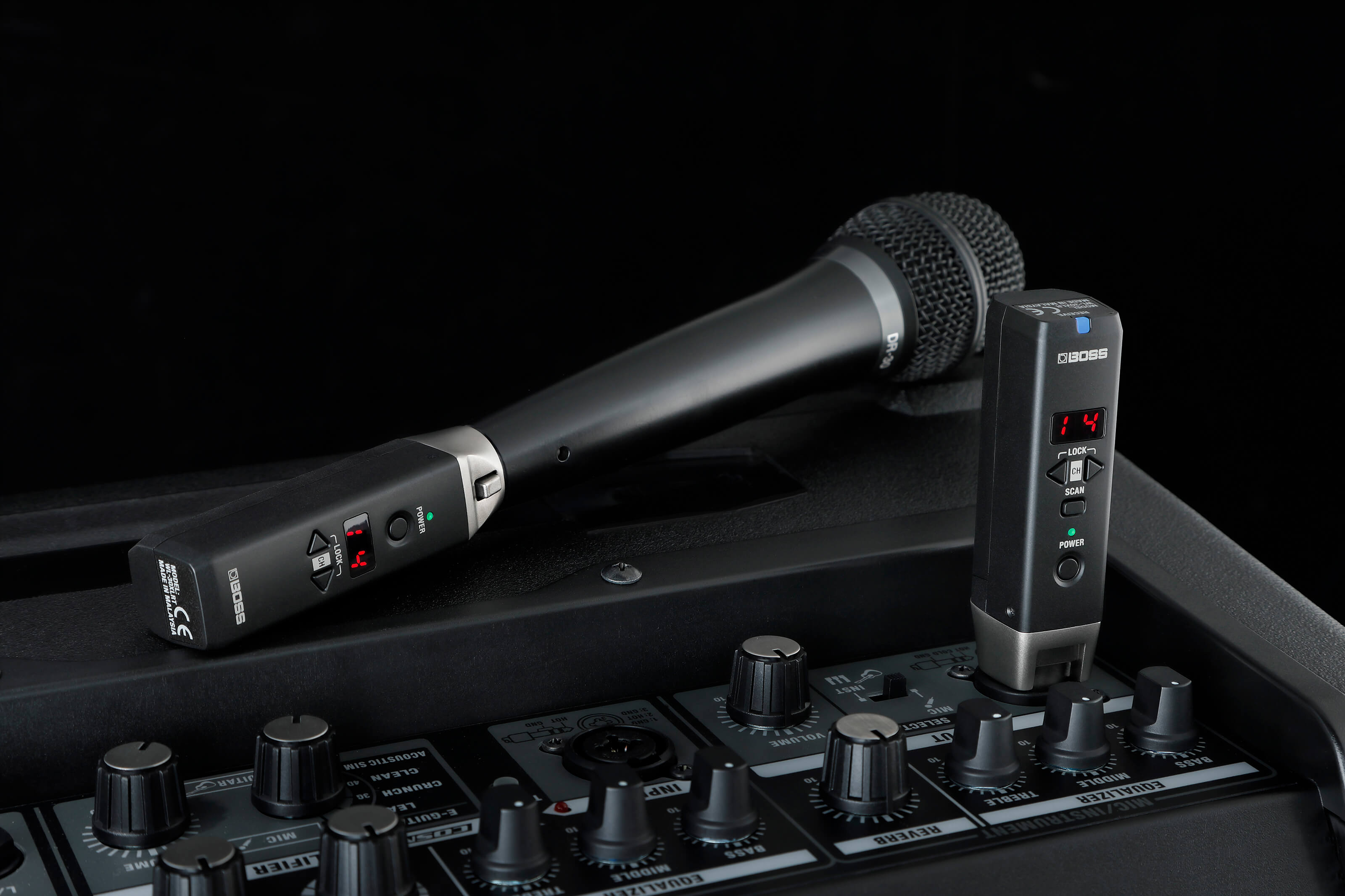 BOSS WL-30XLR Sistema Sem Fios XLR para Microfones Dinâmicos
