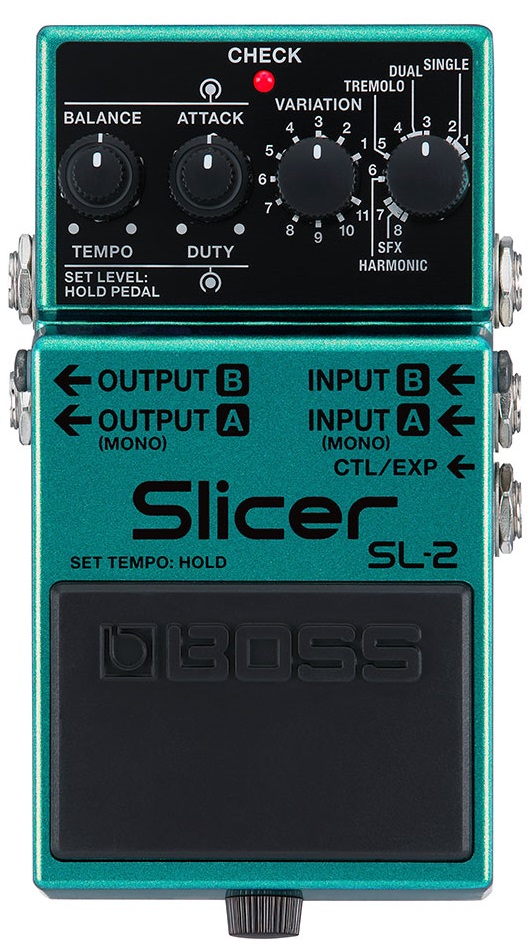 BOSS SL-2 Pedal SLICER Processador Audio Patterns com Porta USB