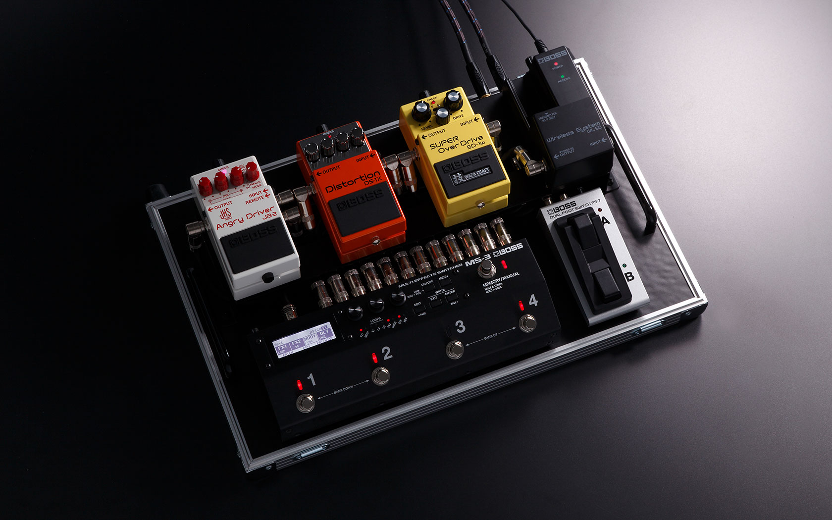 BOSS WL-50 Sistema Sem-fios para Pedalboards GUITARRA e BAIXO