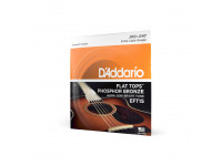 Conjunto de cordas para guitarra acústica  D'Addario EFT15 cordas 10-47 Extra Light 