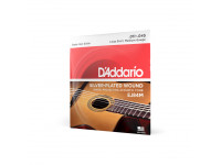 Jogo de cordas .011 D'Addario EJ84M 11-45 Medium Loop End, Gypsy Jazz Acoustic Guitar Strings 
