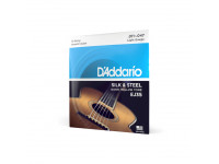 Conjunto de cordas para guitarra acústica  D'Addario EJ35 11-47 Light 12-String, Silk & Steel 