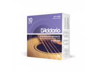 Conjunto de cordas para guitarra acústica  D'Addario EJ26-10P 11-52 Custom Light, Phosphor Bronze - 10 Pack 
