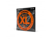  Conjunto de cordas para guitarras elétricas D'Addario ECG26 cordas guitarra 13-56 Medium XL Chromes 