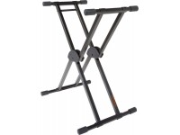 Suporte de teclado <b>Roland KS-20X</b> Suporte Teclado Braço-Duplo 