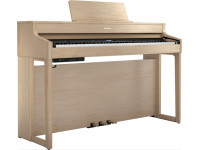 Piano digital com móvel Roland HP702 LA Piano Vertical Light Oak Bluetooth 10 Anos Garantia 