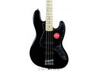  Fender Squier Affinity Jazz Bass Black Maple Fingerboard  