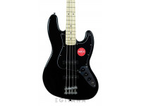  Fender Squier Affinity Jazz Bass Black Maple Fingerboard 