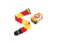  Correia de guitarra de nylon D'Addario 50BTYS01 correia Yellow Submarine 50th Anniversary Guitar Strap Tin - Paul 