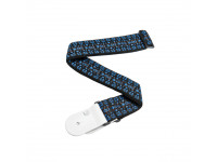  Correia de guitarra de nylon D'Addario 50G05 correia Hootenanny Blue/Black 