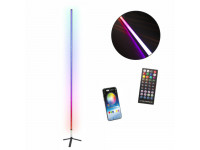  Ibiza  Tubo LED RGB 1.8M Bluetooth c/ Suporte Preto 