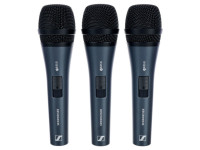 Microfones Dinâmicos Sennheiser E835 3Pack  