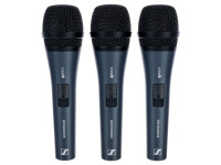 Microfones Dinâmicos Sennheiser E835 3Pack 