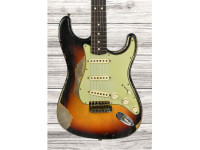  Guitarra elétrica Fender Custom Shop Masterbuilt (Greg Fessler) 1963 Stratocaster Relic 3 Tone Sunburst 