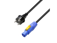  Adam hall 8101 PCON 0500 
	
		Adam Hall Cables 8101 PCON 0500
	
		Cabo Eléctrico CEE 7/7 - Powercon 1,5 mm² 5 m
	
		Cabo de alimentação com cabo de borracha H07RN-F
	
		Equipado com conector genuíno Neutrik Powercon
	
		Tipo de cabo de alimentação
	
		Comprimento 5 m
	
		Cor preto
	
		Tipo de cabo H07RN-F
	
		Seção transversal do condutor central 3 x 1,5 mm²
	
		Conector 1 CEE 7/7
	
		Conector 2 NAC3FCA
	
		Peso 0,55 kg

