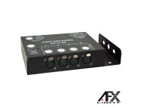  Afx Light   Distribuidor DMX 4 Vias 1 Entrada 