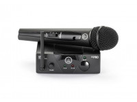  AKG WMS40 Mini Vocal  B-Stock 
	
	Sistema sem fio com Microfone de mão AKG WMS40 Mini Vocal
	- AKG WMS 40 Mini Vocal ISM1
	- UHF Wireless- System com transmissor de mão dinâmico
	- Receptor não Diversidade com saída jack equilibrada ajustável
