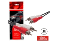  Alpha Elettronica 2-RCA MACHO / 2-RCA MACHO PVC 10M 