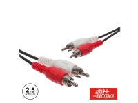  Alpha Elettronica 2-RCA MACHO / 2-RCA MACHO PVC 3M 