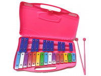  Alysée   MT25-C-PK Metalofone Cromático 25 Note Rosa 