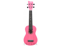 Ukulele Soprano Ashton UKE110 Soprano Ukulele Pink 