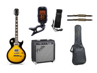  Austin  AS6 Super 6 Tobacco Sunburst Deluxe Bundle  