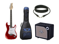  Austin  Pack de Guitarra AST-100 Red 