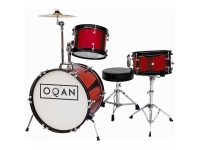 Bateria acústica Bateria acústica OQAN INFANTIL RED QPA-3  