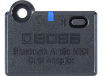 Sistema de Wireless <b>BOSS BT-DUAL ADAPTADOR BLUETOOTH AUDIO MIDI</b> p/ CUBE STREET II, ME-90/ME-90B, GX-100/GX-10, KATANA-110/KATANA-210, KATANA ARTIST, AC-22LX, DUAL CUBE LX, TD-02K/TD-02KV 
