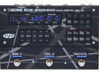 Pedal de Delay <b>BOSS SDE-3000 EVH DUAL DELAY LIMITED EDITION</b> Manual de instrucciones en portugués (PDF)Guía de inicio del SD-3000EVH (PDF)Guía del jugador SDE-3000EVH (PDF) ¡BOSS y EVH se unen para ofrecerte el legendario sonido de doble retardo de Eddie Van Halen!
Pedal de Delay <b>BOSS SDE-3000 EVH DUAL DELAY LIMITED EDITION</b> Manual de instrucciones en portugués (PDF)Guía de inicio del SD-3000EVH (PDF)Guía del jugador SDE-3000EVH (PDF) ¡BOSS y EVH se unen para ofrecerte el legendario sonido de doble retardo de Eddie Van Halen!