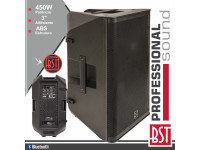  BST  Coluna Bi-Amplificada Profissional 15 450-900W DSP15A 