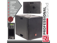  BST  Grave SubWoofer Amplificado Pro 12 1600W Dsp 
