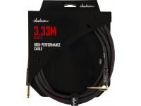 Cabo para instrumento Cabo Jackson® High Performance Cable, Black and Red, 10.93' (3.33 m) Cabo para instrumento Cabo Jackson® High Performance Cable, Black and Red, 10.93' (3.33 m)