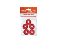  Cympad  Optimizer Chromatics set Red Ø 40/15mm(5-pieces) 