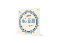 Cordas para Bandolim D'Addario EJ62 80/20 Bronze Mandolin Strings, Light, 10-34 