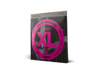  Conjunto de cordas para Baixo D'Addario ENR71 45-100 Regular Light, Long Scale, XL Half Rounds Bass Strings 